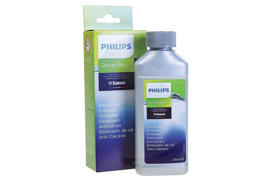 Philips CA6700/10 Cafetera Desincrustante líquido Saeco para cafetera 21002351 apto para entre otros máquinas de café espresso y Philips Saeco