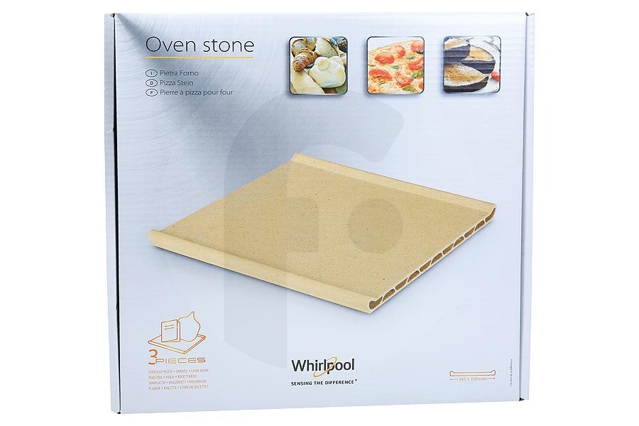 Whirlpool Horno Piedra Horno para pizza horno 484000000276, PTF100