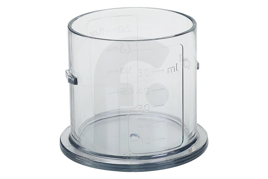 Philips Robot de cocina Philips cuchara medidora (taza medidora) de 50 ml robot de cocina 996510076843 apto para entre otros HR3651, HR3655, HR3666