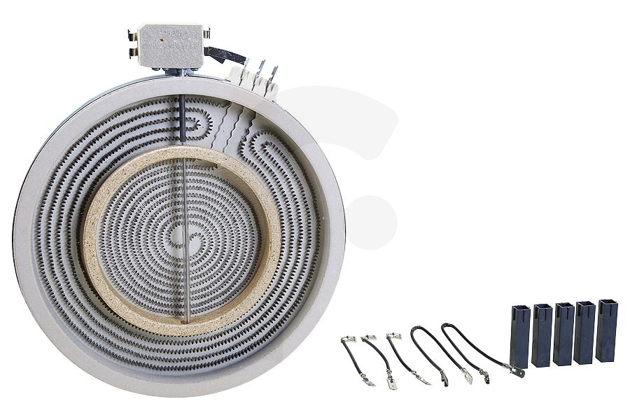 Whirlpool Cocina & Encimera Plato de cocción/hornilla (D220 2100W 700 / 230V dos circuitos) fogón 481231018895 adecuado para entre otros ETPS6640, ECB6740, AKT810