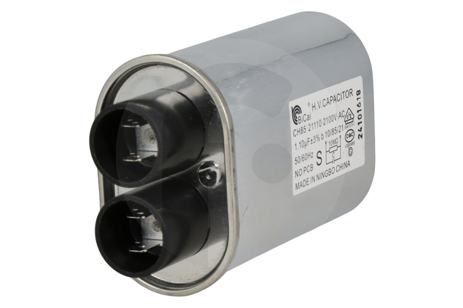 Pelgrim Microondas Condensador (condensador de alto voltaje) 1,10uF 2100V para Pelgrim y otros microondas combinado 713870
