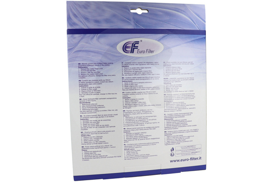 Electrolux Campana extractora Filtro de carbón Tipo EFF72 267x237x16mm Campana extractora 9029793636