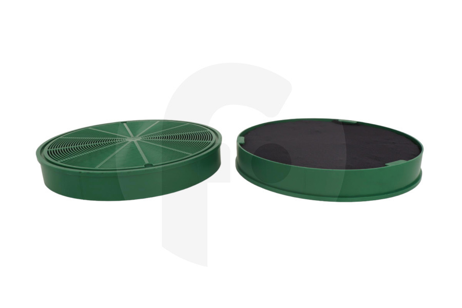 Electrolux Eurofilter FKS242 Campana extractora Filtro 2 unidades redondo ø 20cm para AEG, Electrolux y otros 4055171344 Campana extractora apto para entre otros Lavable, de larga duración