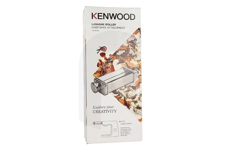 Kenwood Robot de cocina Rodillo de pasta Kenwood para procesador de alimentos AW20011034