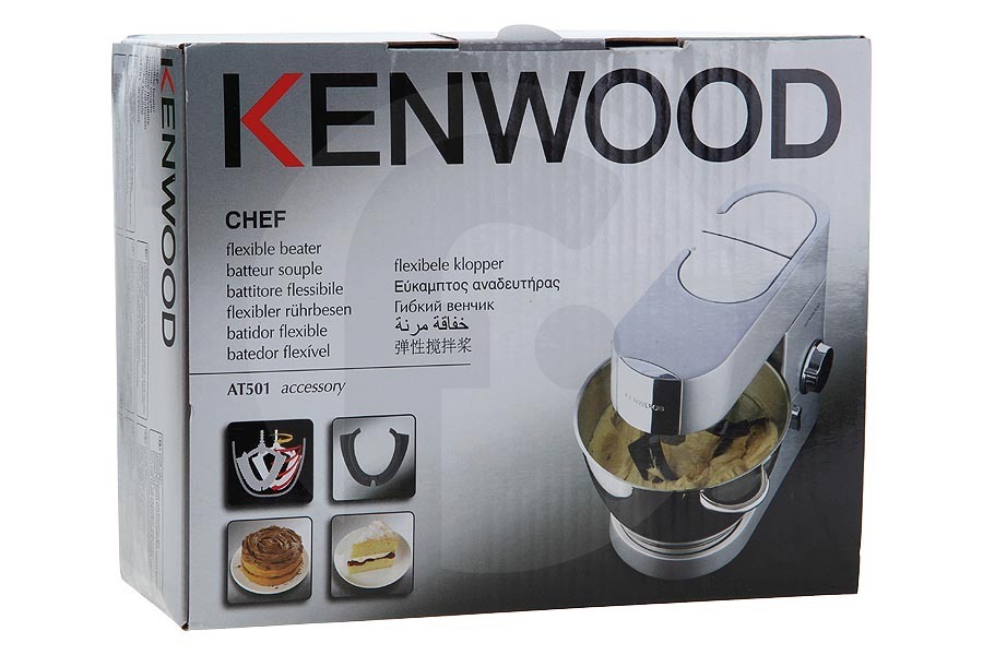 Kenwood Robot de cocina Accesorios de conexión batidor flexible awat501001 robot de cocina AWAT501001
