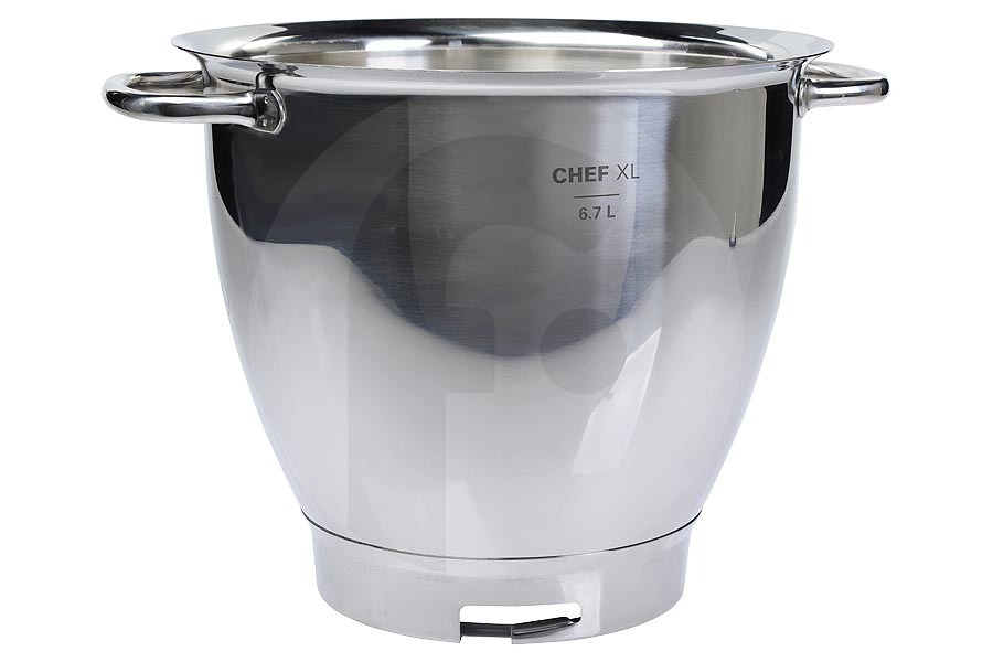 Kenwood Robot de cocina Kenwood Chef (XL) recipiente de titanio acero inoxidable robot de cocina AW20011027 adecuado para entre otros Modelos KVL83-4