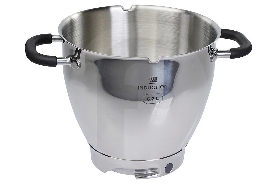 Kenwood Robot de cocina Kenwood recipiente inox 6,7L excl. tapa robot de cocina AW20011048 adecuado para entre otros Cocinero XL