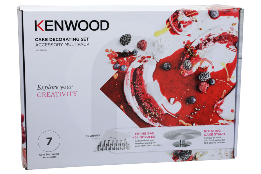 Kenwood Robot de cocina Kenwood KWSD100 Juego De Decoración De Pasteles AS00002755 Procesador De Alimentos
