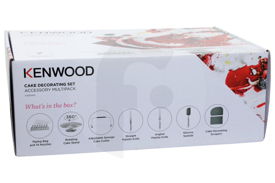 Kenwood Robot de cocina Kenwood KWSD100 Juego De Decoración De Pasteles AS00002755 Procesador De Alimentos