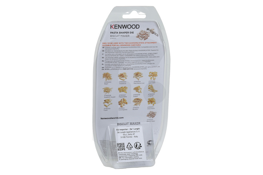 Kenwood Robot de cocina Accesorio Para hacer galletas awat910014 robot de cocina AWAT910014
