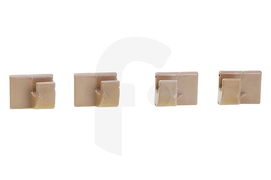 Inventum Inventum gancho de montaje (gancho) de la rejilla juego de 4 microondas combinado 40100900015 apto para entre otros IMC6044, IMC6144, IMC6244